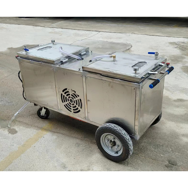 雙工位菌棒泡水機